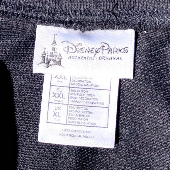 Disneyland Shorts Size Extra Large Black And White - Picture 15 of 15
